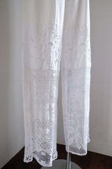 crochet lace pants