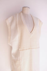 military rib patchwork vest