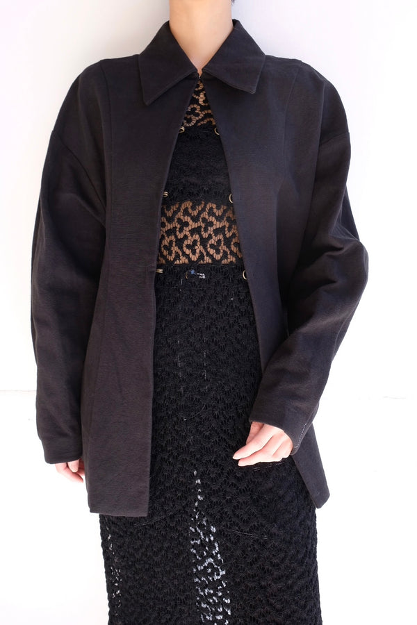 linen patchwork jacket