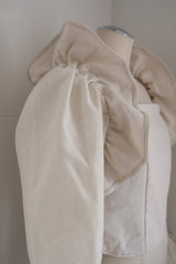 mermaid fin linen blouse