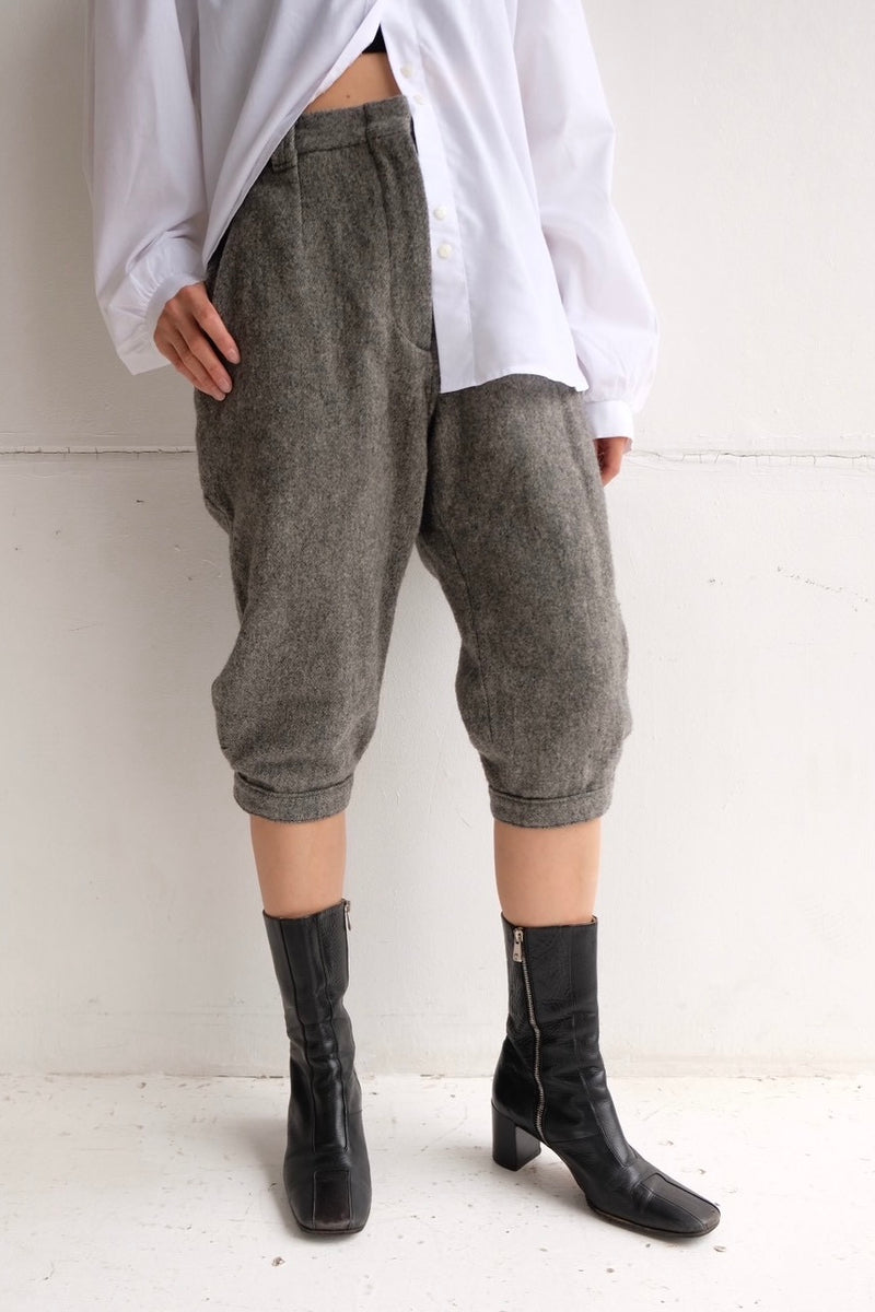 wool jockey pants