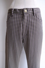 houndstooth pattern pants