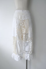 lace ballon cropped pants