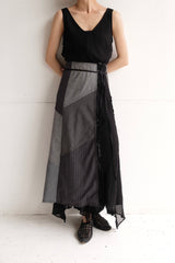 no-sleeve long dress