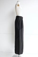 summer  suit tuck wide pants