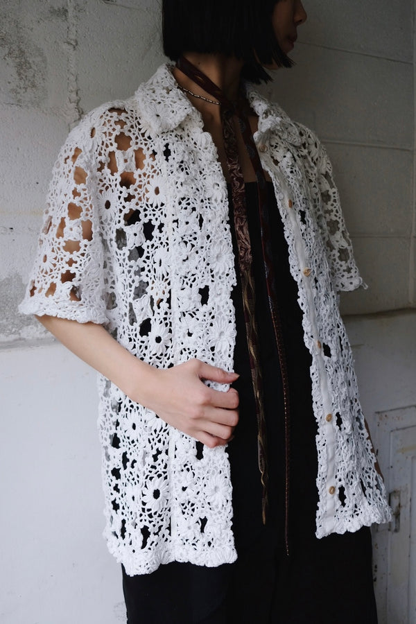 crochet lace shirt