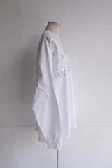flower lace long T-shirts