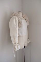 mermaid fin linen blouse