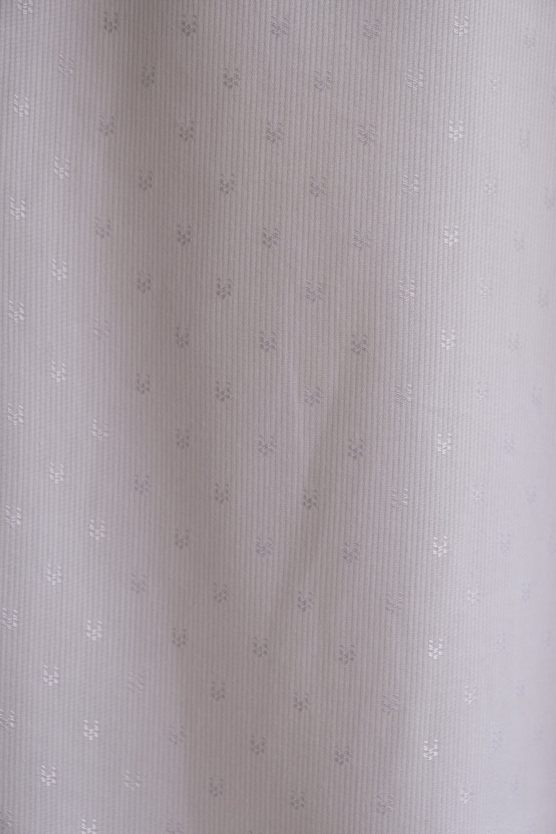 high neck frill blouse