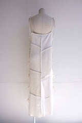 rib ribbon long dress