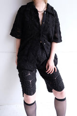 crochet lace half pants