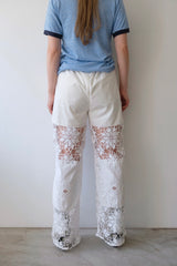 crochet lace pants