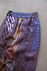 tie patchwork easy pants