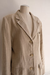 linen tailored jacket