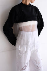 short high neck sweat