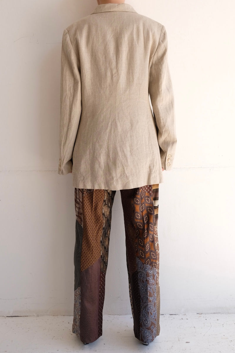 linen tailored jacket
