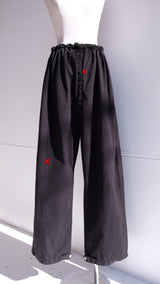 black snow pants