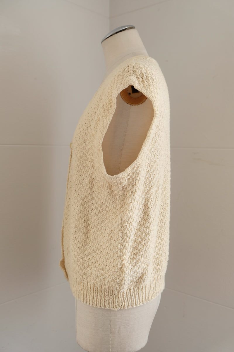 no sleeve knit vest