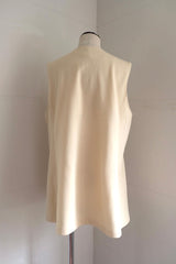 no sleeve long vest