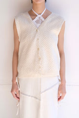 no sleeve knit vest