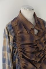check shirring shirt