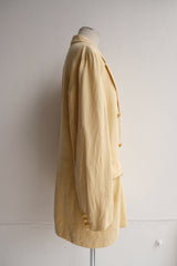 cotton linen tailored jacket