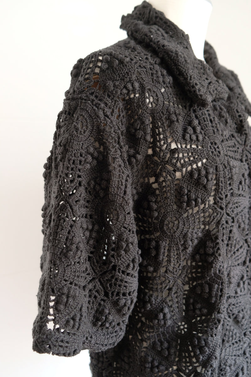 crochet lace shirt