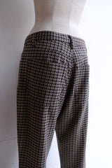 houndstooth pattern pants