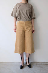 corduroy half pants