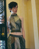 tie holder neck top