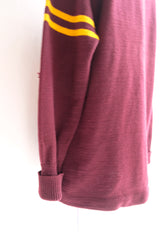 college knit cardigan