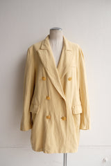 cotton linen tailored jacket
