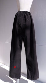 black snow pants