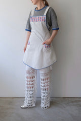 euro cotton apron dress