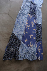 flower rayon long dress
