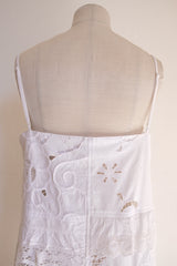 cutwork lace camisole dress