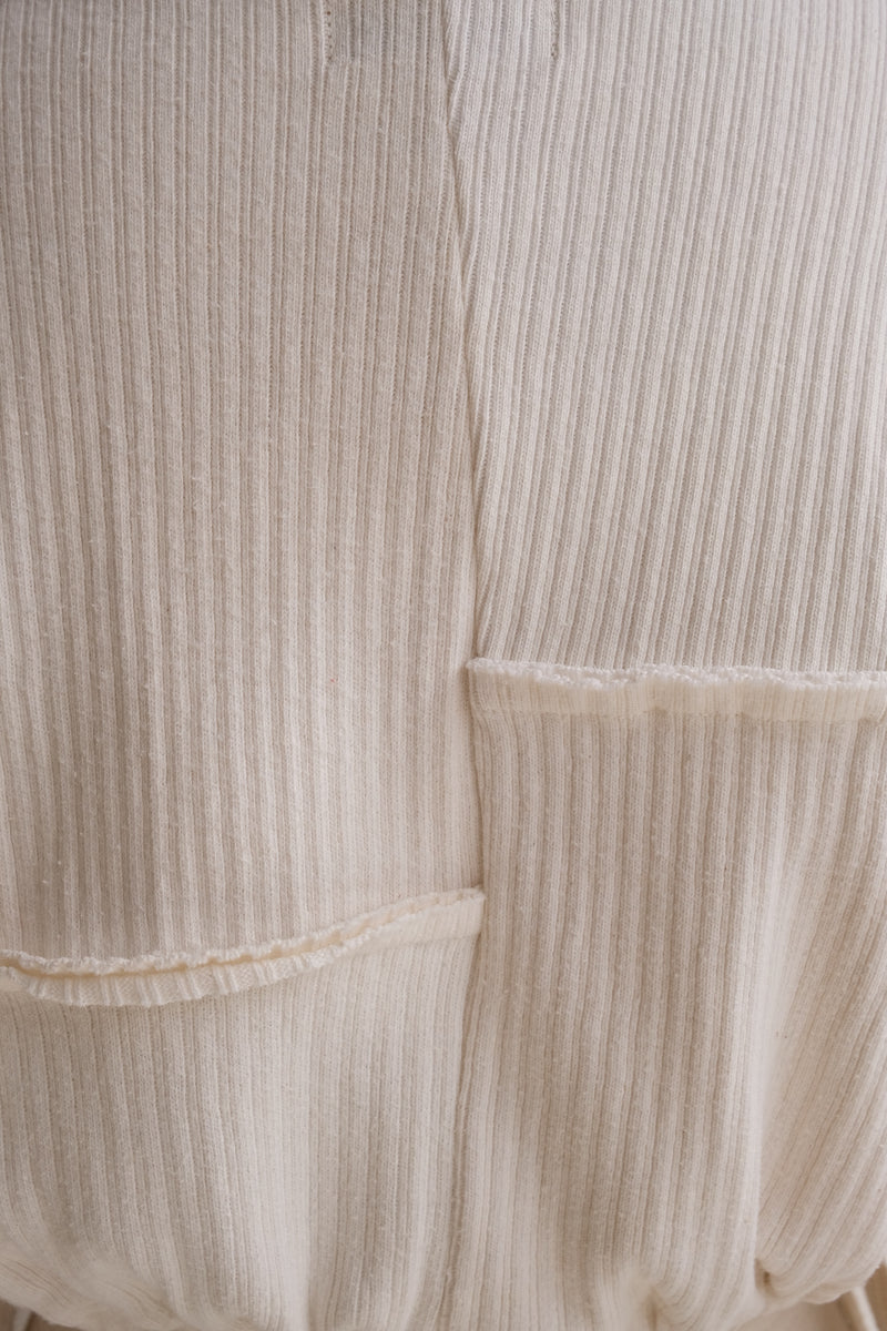 cropped jersey top