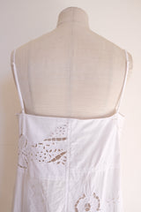 cutwork lace camisole dress
