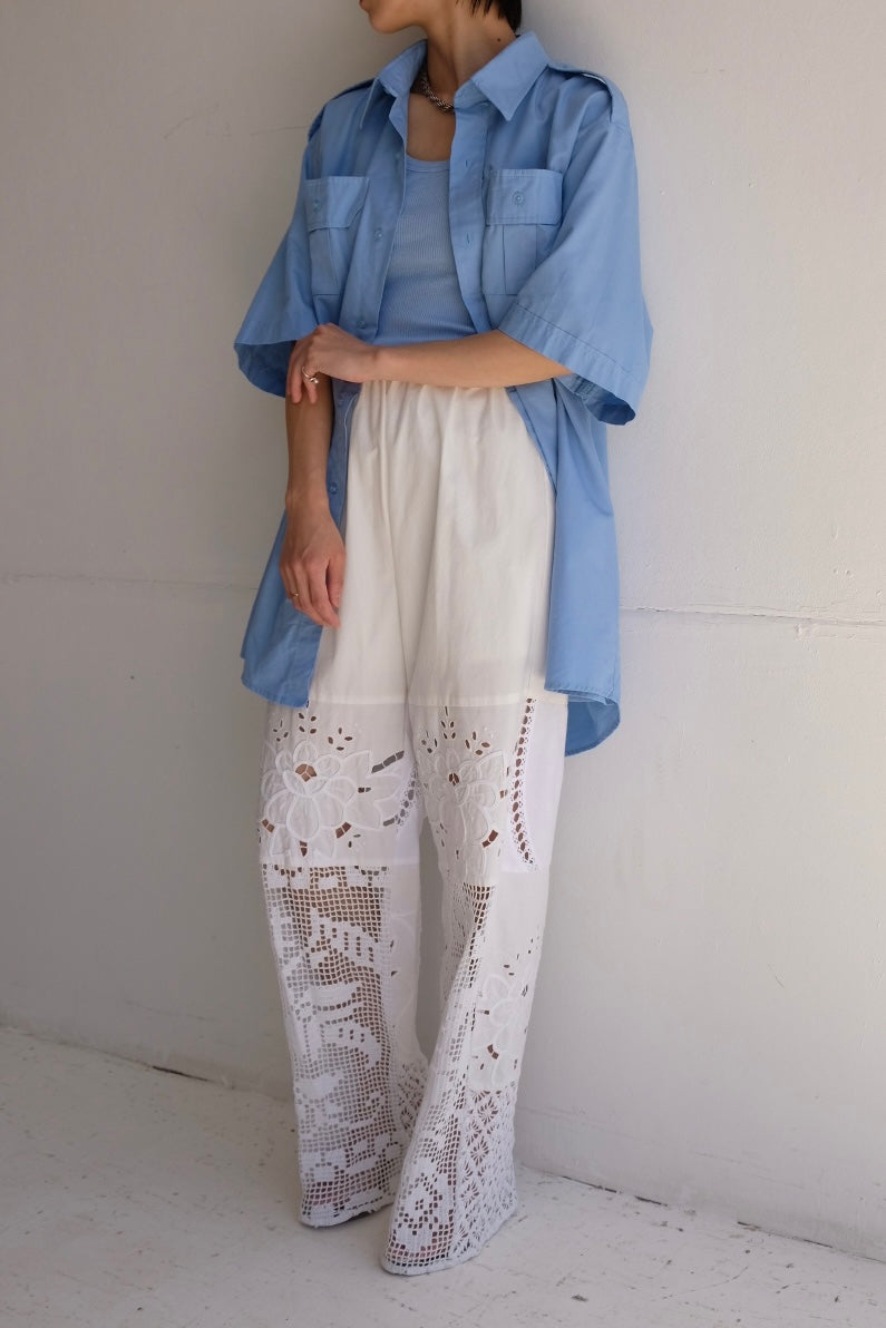 crochet lace pants