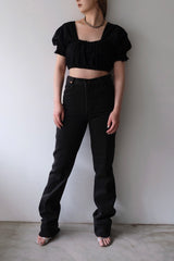 half sleeve short blouse