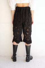 crochet lace half pants