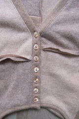 cashmere gater cardigan