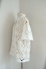 crochet lace shirt