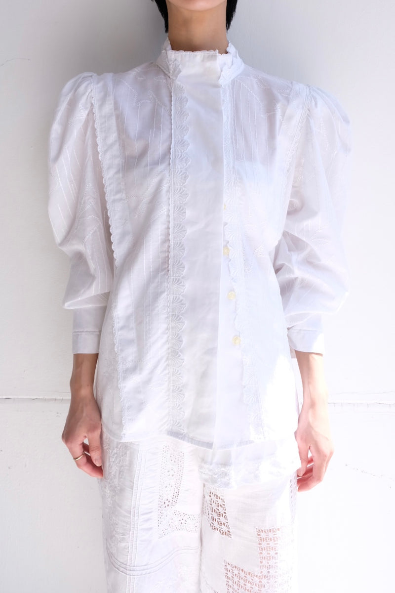 cotton embroidery blouse