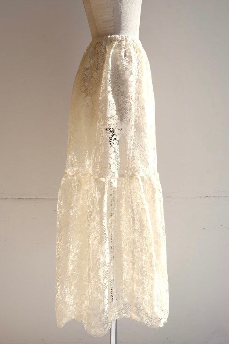 lace long skirt