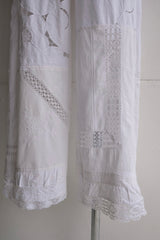cutwork lace frill pants