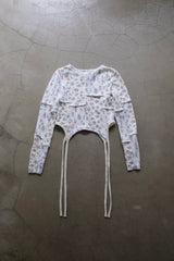 vintage floral gater cardigan