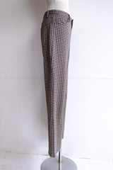 houndstooth pattern pants