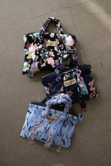 flower rayon  mini bag