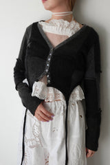 cashmere gater cardigan